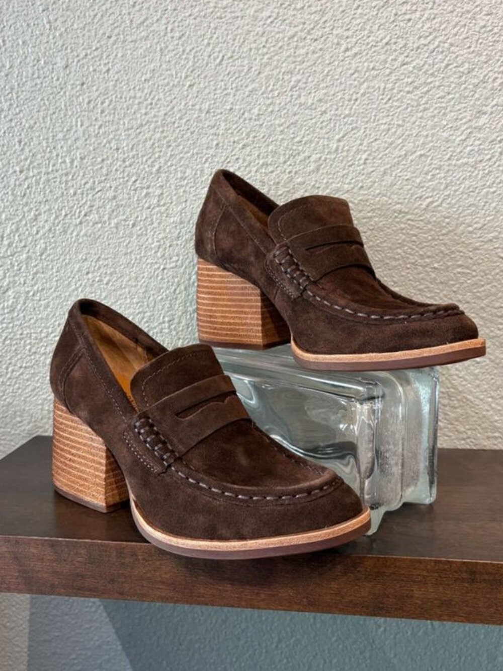 Korkease Modeste Dark Brown Heeled Loafer